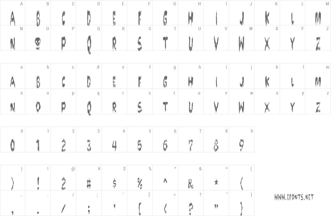 Font Doktor Terror preview